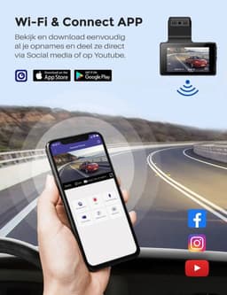 AZDome M63 Lite 1CH dashcam - Ultra 4K resolutie - Wifi - Parkeermodus - 3,0 inch IPS lcd - dashcam voor auto — thumbnail 19