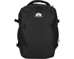 NORLÄNDER S.G. Underseater Rugtas RPET 2.0 Zwart - Duurzame Compacte Reistas voor Laptop tot 15,6 inch