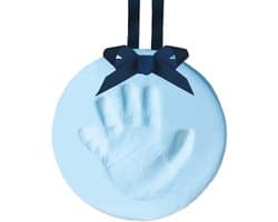 Baby Hand- of Voetafdruk Herinnering Set Blauw