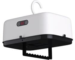 Draagbare elektrische wasdroger, opvouwbaar droogrek voor babykleding met 3 snelheidsstanden, reisvriendelijke hangende wasdroger met digitaal display