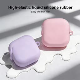 XDcase - hoesje geschikt voor Samsung Galaxy Buds 4 / 4 pro soft case cover - zwart - TPU hoesje Beschermhoes - Samsung Galaxy Buds 4 / 4 Pro Cover - Buds4 hoesje - gel hoesje met sleutelhanger — thumbnail 5