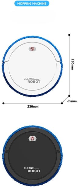 Smart dweil robot. Volledig automatisch. Leverbaar in wit. — thumbnail 2