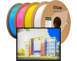 PLA+ Filament 1.75mm CMYK Set voor Lithofaan 3D Prints, Hoge Maatnauwkeurigheid