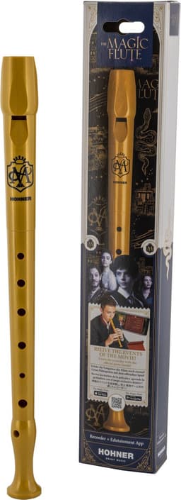 HOHNER blokfluit, Melody Line, "THE MAGIC FLUTE", Duitse vingerzetting, uit één stuk, kunststof — thumbnail 1