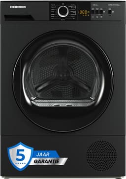 Heinner - Warmtepompdroger - 9 KG - 15 Programma’s - LED Display - Trommelverlichting - Zilver — thumbnail 1