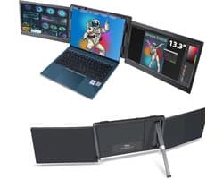 Draagbare Monitor 13.3" Full HD IPS Dual Scherm Extender voor Laptop (13-17 inch)