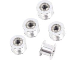 5x GT2 Tandwiel Poelie Glad 20 Tanden 10mm Breed Voor 3D Printer en CNC