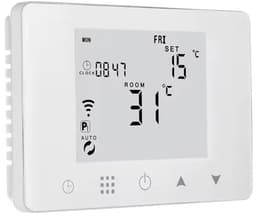 Zigbee Thermostaat | Opbouw | Wifi | Touchscreen bediening | Inbouw | Verwarmen | Tuya Smart Life | Wit — thumbnail 3