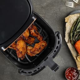 DYNA® Airfryer XXL - Mini-oven - Heteluchtfriteuse - Zwart - 36cm x 40cm x 36cm — thumbnail 6