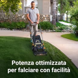Draadloze Grasmaaier 40V met 41 cm Snijbreedte en 50L Grasopvangbak – Krachtige Borstelloze Motor en 6 Snijhoogte-instellingen — thumbnail 3