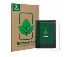 ScreenLeaf - Screenprotector voor Amazon Kindle Paperwhite 2023 (11. Gen.) - Duurzame schermbescherming Folie Beschermfolie transparant 2 Stuks
