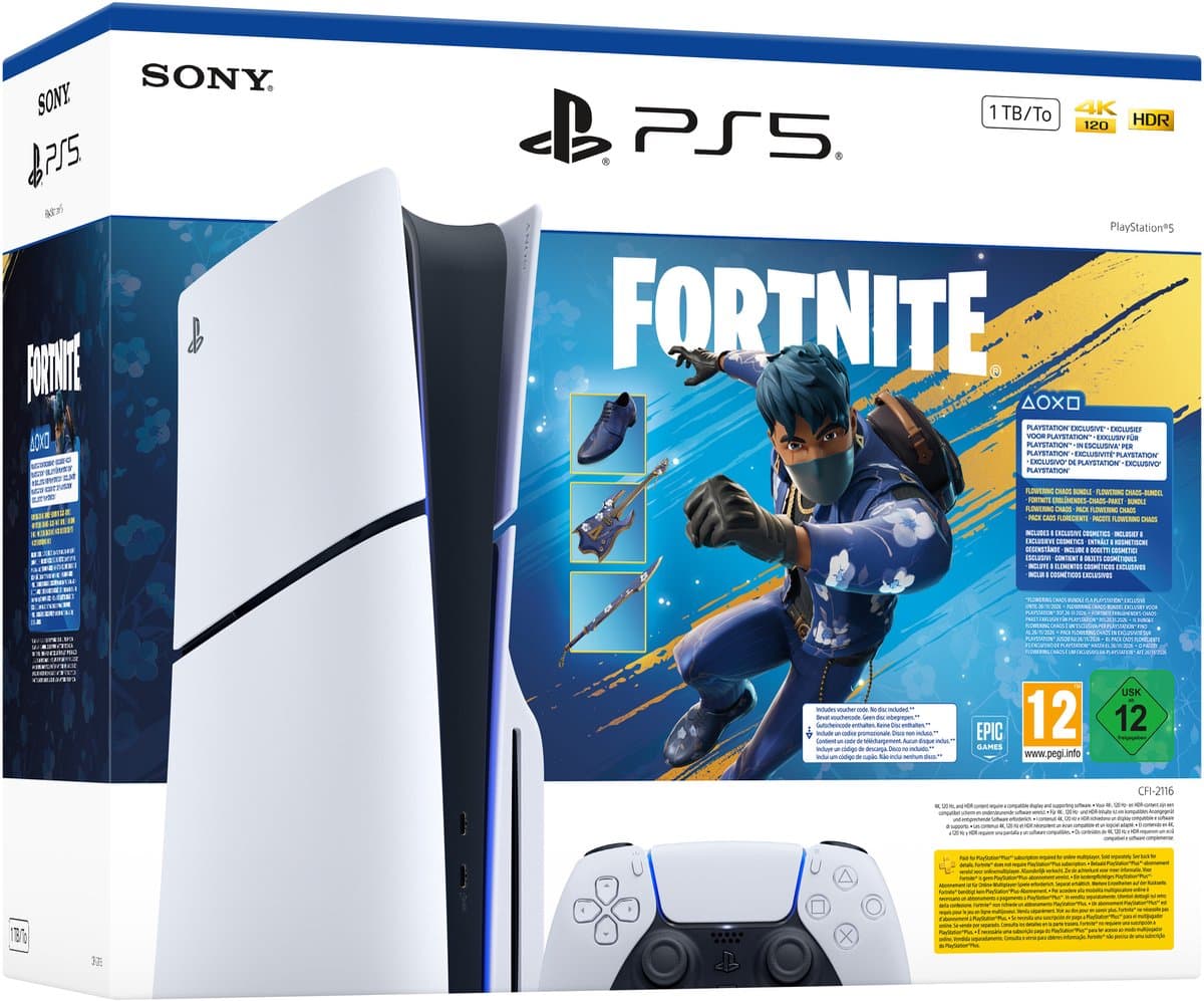 PlayStation 5 Disc Edition - Inclusief 8 Fortnite items + 1000 V-Bucks — afbeelding 1