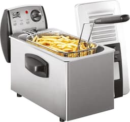 Friteuse met koude zone - 4 liter - 2600W - Ideaal voor knapperige friet — thumbnail 1