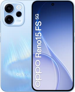 OPPO Reno15 FS 5G 16,7 cm (6.57") Dual SIM Android 16.0 USB Type-C 8 GB 512 GB 6500 mAh Blauw — thumbnail 1