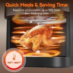Heteluchtfriteuse 8-in-1 met Grote Oven en Vooraf Ingestelde Functies — thumbnail 3