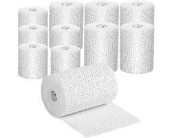 10 Rollen Gipsverband Set - 5 & 7.5 cm Breed - Voor Babybuik Afdruk, Knutselen, Modelbouw en Hobby