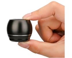 Ynkkvre - Bluetooth Speaker - Mini Draagbare Luidspreker - Draadloze Bluetooth Speaker - True Wireless Stereo - Compacte Draagbare Speaker Met Krachtige Geluidskwaliteit - 2 Stuks - Voor Reizen En Outdoor Gebruik Zwart