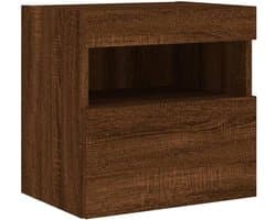 Zwevende TV Meubel met LED Verlichting - Compacte en Stijlvolle Wandkast