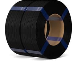PLA Basis 3D Printer Filament Navulset 1.75mm Zwart 2kg Spoelloos Hoge Nauwkeurigheid