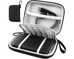 Oneay Schokbestendige zwarte beschermhoes / harde koffer / tas / harde schijfbehuizing voor 2,5 inch draagbare externe harde schijf