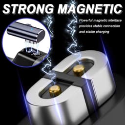 Oplaadkabeladapter voor hoofdtelefoon, magnetische converter voor hoofdtelefoon - USB C naar Type-C opladen - compatibel met Aeropex, OpenComm, OpenRun - set van 4 - type A. — thumbnail 5