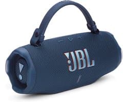 JBL Charge 6 - Draadloze Bluetooth Speaker met Afneembare Draagriem - Portable Muziek Box - 28 uur - Waterdicht - IP68 - Blauw