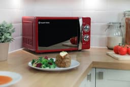 Compacte Magnetron met 5 Vermogensstanden en Ontdooifunctie 17L Rood — thumbnail 5