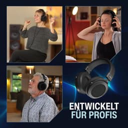 Professionele Over-Ear Hifi Koptelefoon Open Design met Koffer en Adapters — thumbnail 2