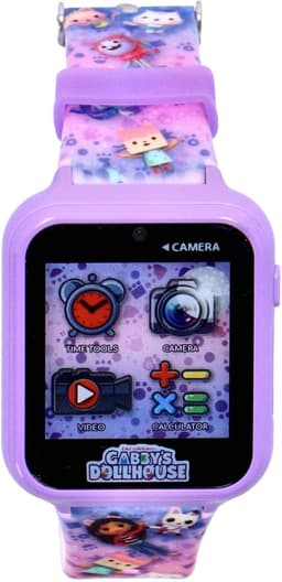 Accutime Kinderhorloge Gabby's Dollhouse - Smartwatch Kind - Kinderhorloge met Spelletjes - Smartwatch Kinderen - Selfie Camera - Paars — thumbnail 4