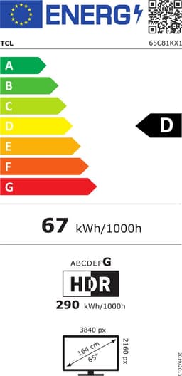 TCL 65C81K - 65 inch - 4K QD-MiniLED - 2025 - Smart TV — thumbnail 2