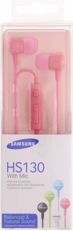 Samsung stereo headset - 3.5mm in-ear - roze — thumbnail 4