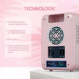 MKSS® Mini Koelkast - Minibar - Skincare Fridge - Roze — thumbnail 6