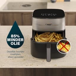 Princess 182280 Digitale Airfryer 8L - Dual heating - Dubbel verwarmingselement - 2000W - PFAS-vrij - XXL Gezinsformaat - Makkelijk schoon te maken — thumbnail 15
