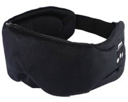 Slaapmasker met koptelefoon Bluetooth 5.0 Zwart