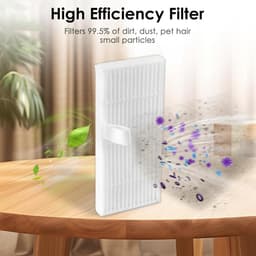(5 stuks) C20 Omni Vervangende HEPA-filters Geschikt voor Eufy C20 Omni robotstofzuiger, vervangende filters, C20 Omni filteraccessoires, rechtopstaand filter, potfilter — thumbnail 2