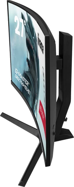 iiyama G-MASTER GB2766HSU-B1 LED-scherm, 68,6 cm, Full HD (1920 x 1080 pixels), gebogen, met FreeSync Premium, zwart — thumbnail 2