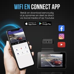 AZDome M63 Pro 1CH 64gb dashcam - Ultra 4K resolutie - 170 graden kijkhoek - Wifi - Gps - Parkeermodus - Inclusief 64gb Micro SD kaart - 3,0 inch Ips Lcd - dashcam voor auto — thumbnail 5