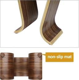 Allecto Plus - Houten Koptelefoon Standaard en Headset Houder voor Bureau - Audio Display Hanger voor diverse merken (minstens 75 tekens) — thumbnail 2