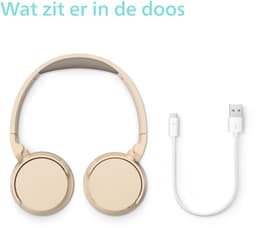 Philips TAH3209BG Bluetooth koptelefoon zand — thumbnail 9