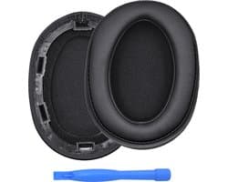 MMOBIEL Oorkussens voor Sony WH-H900N / Sony MDR-100ABN Noise Cancelling Hoofdtelefoon - Memory Foam en Protein PU Koptelefoon Oorkussens - Noise Isolation Hoofdtelefoon Earpads