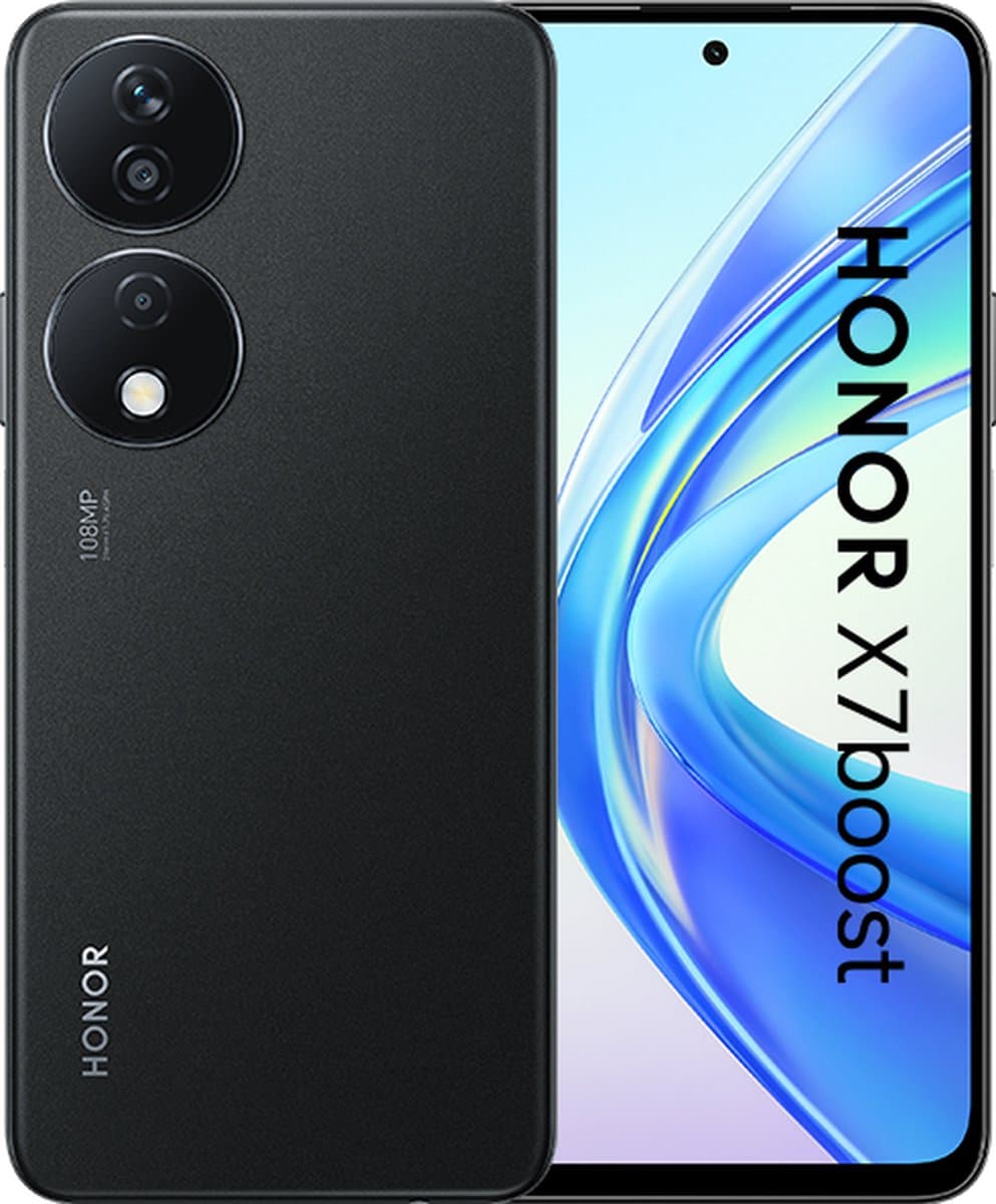 Honor X7boost 4G -6GB - 128GB - Zwart - 17,3 cm (6.8") Dual SIM Android 13 5330 mAh USB Type-C — afbeelding 1