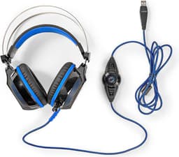 Nedis Gaming Headset - Over-Ear - Surround - USB Type-A - Buigbare en Inschuifbare Microfoon - 2.10 m - Normale Verlichting — thumbnail 4