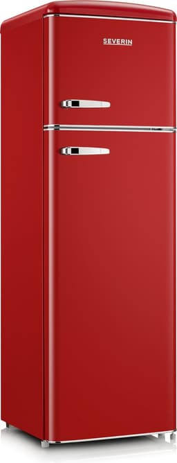 Severin RKG 8983 - Retro Koelvries combinatie - Rood - Energieklasse D — thumbnail 4