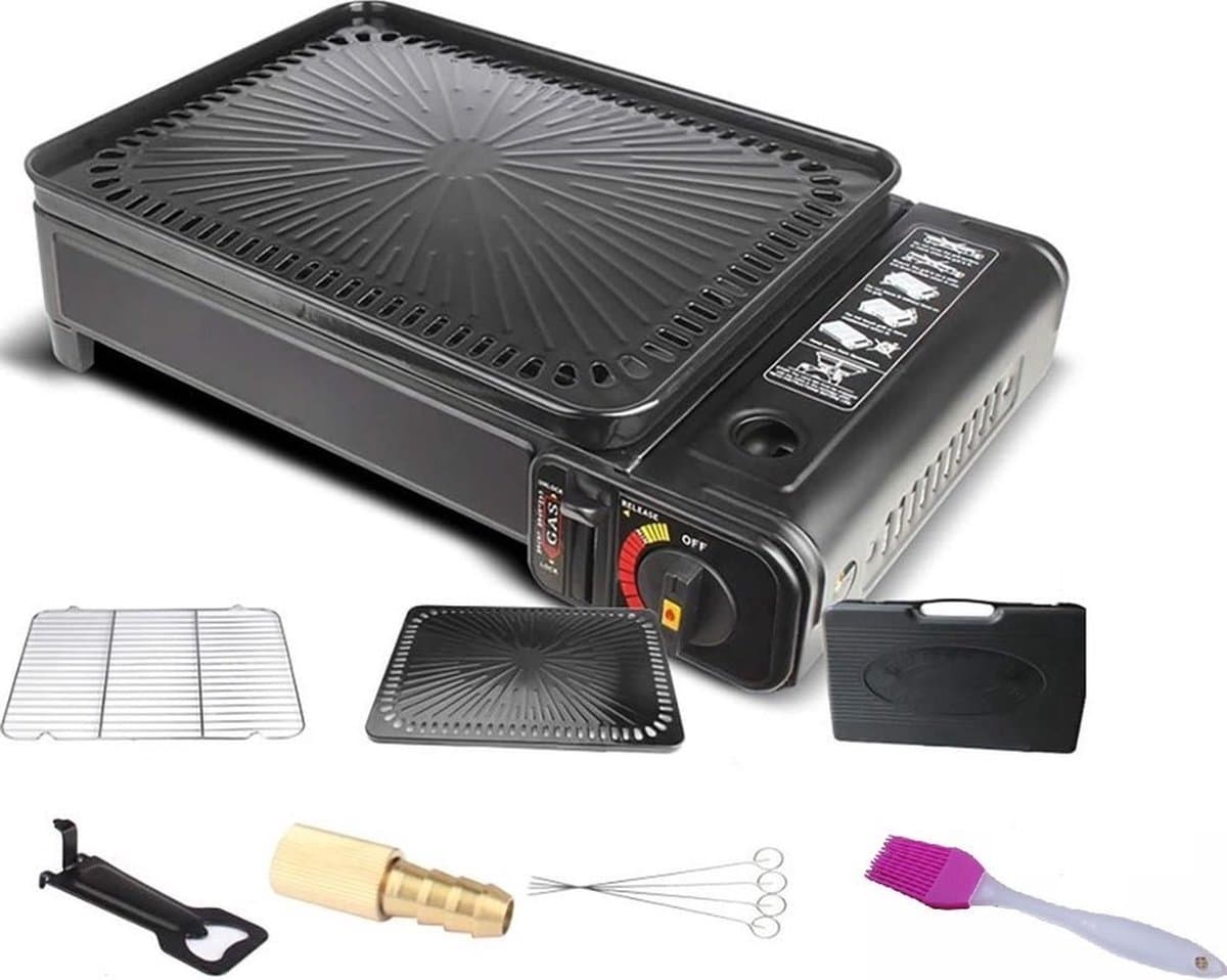 SMH LINE® Party Grill - Camping Grill - Camping kooktoestel - Safari Chef — afbeelding 1