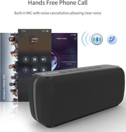 xdobo X8 Draadloze Bluetooth Speaker 60Watt - Deep Bass - TWS Connectie - Waterproof - Zwart — thumbnail 2