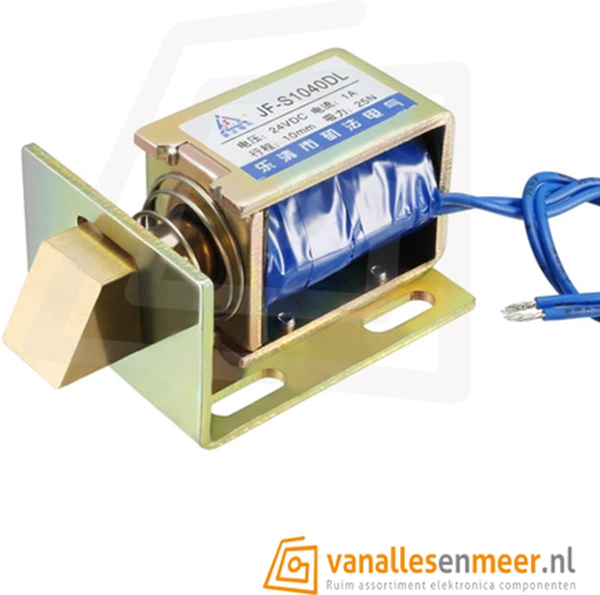 Deur slot Solenoid 24V 1A - JF-S1040DL — afbeelding 1