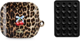xoxo Wildhearts AirPods hoesje Berry Wild + Telefoonsticker Stick On Me Square Zwart – geschikt voor AirPods 4 — thumbnail 1