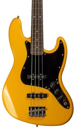 Markbass MB 4 Yellow JB elektrische basgitaar met gigbag — thumbnail 4