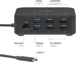 Club 3D 12-1 USB-C Quad DisplayLink Dockingstation — thumbnail 5
