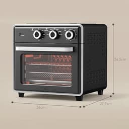 Multifunctionele Mini Oven 20L met Heißluftfunctie en 5 Modi — thumbnail 4